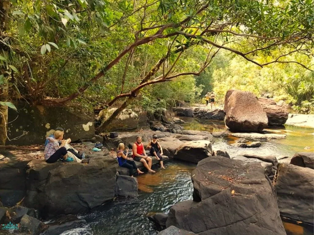 Private tour of Kbal Spean jungle trek, Banteay Srei temple, and the Cambodian Landmine Museum near Siem Reap