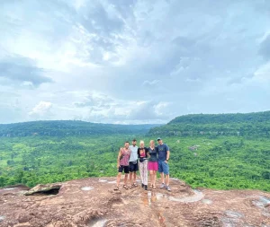 Panoramic view of Phnom Kulen National Park on a private Cambodia tour